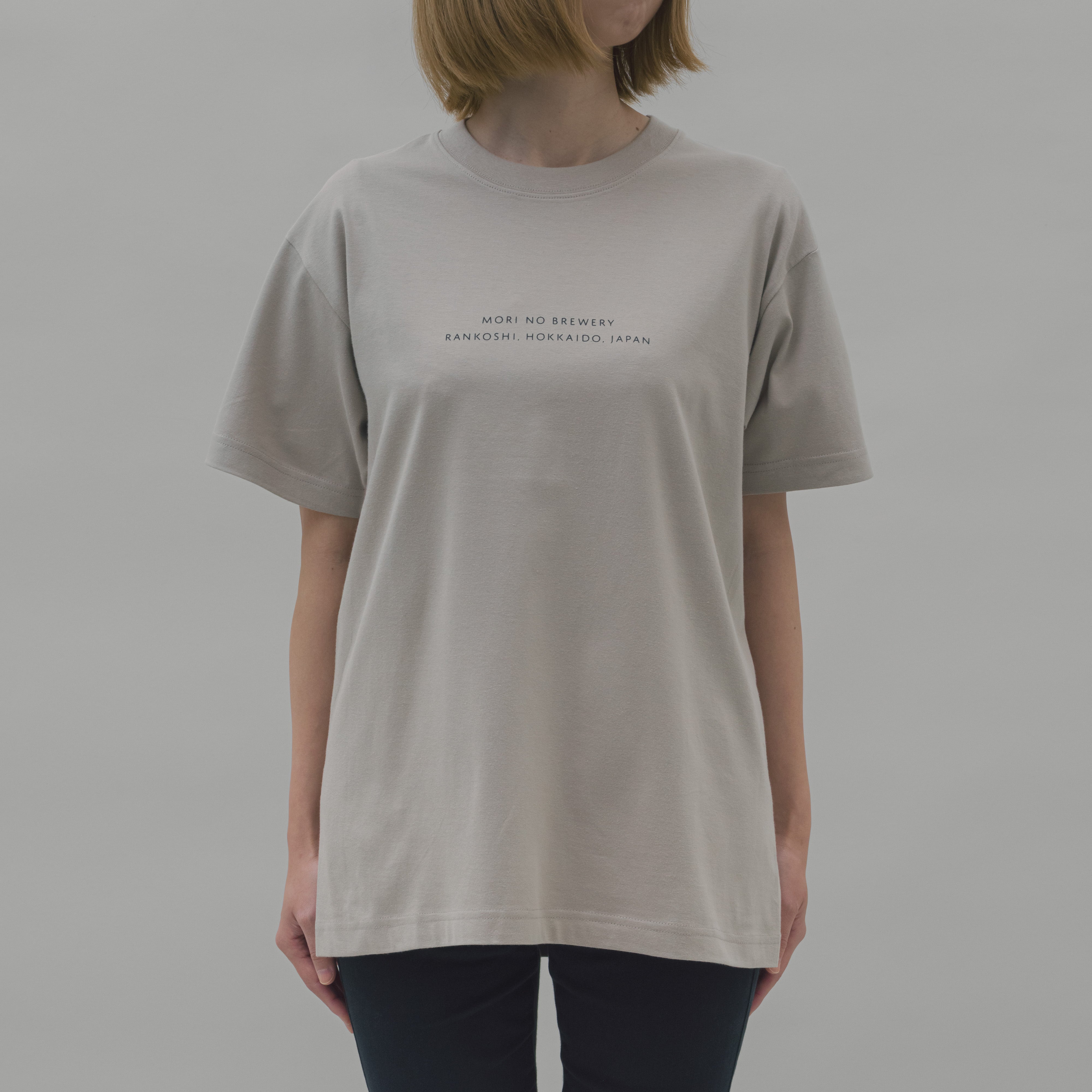 Tシャツ［ミルキーグレー］